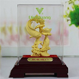 Cá Chép Tài Lộc Mạ Vàng 24K