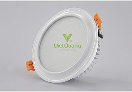 ĐÈN LED ÂM TRẦN MẶT CONG 12W VIỀN TRẮNG VQATCB06-12W-1