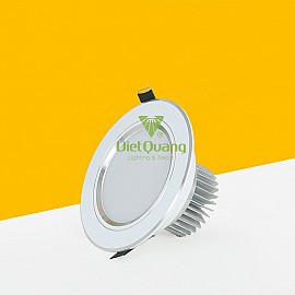 ÂM TRẦN ĐỔI MÀU VIỀN BẠC 9W VQATB01-9W-3