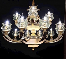 Đèn chùm đồng pha lê VQDCD7202-15