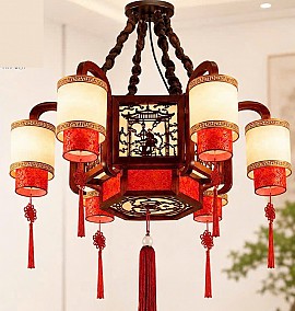 Đèn chùm gỗ VQCGPA3-6