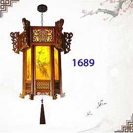 Đèn thả lồng gỗ VQDLG1689