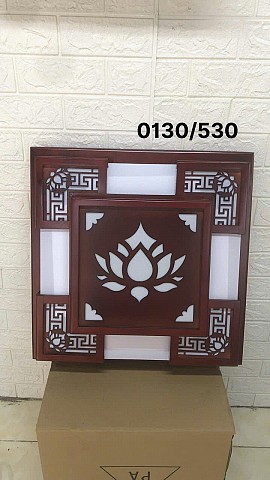 Đèn ốp trần gỗ cao cấp VQOTG0130-150