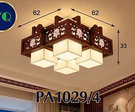 Đèn ốp trần gỗ cao cấp VQOTG1029-4