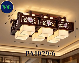 Đèn ốp trần gỗ cao cấp VQOTG1029-6