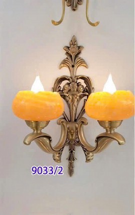 Đèn tường đồng chao đá VQTDX9033-2