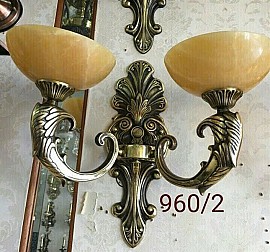 Đèn tường đồng chao đá VQTDX960-2