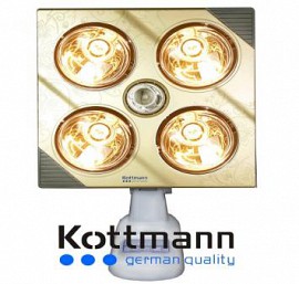 ĐÈN SƯỞI KOTTMANN 4 BÓNG TREO TƯỜNG K4BG