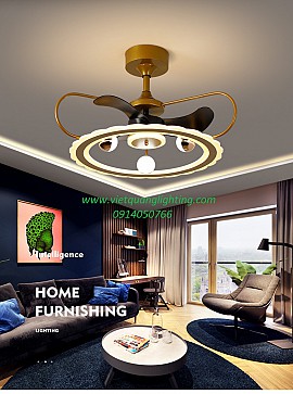 Quạt Trần Đèn Siêu Mỏng DIMMER VQ8233