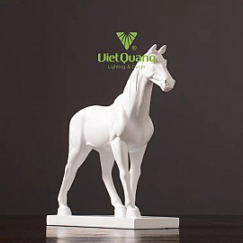 Tượng Ngựa Trắng Decor Size Lớn