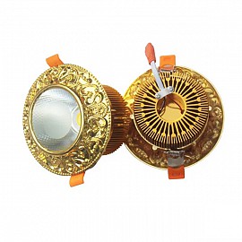 ÂM TRẦN ĐỔI MÀU TÂN CỔ ĐIỂN MẠ VÀNG 12W VQATTCD11-12W-3